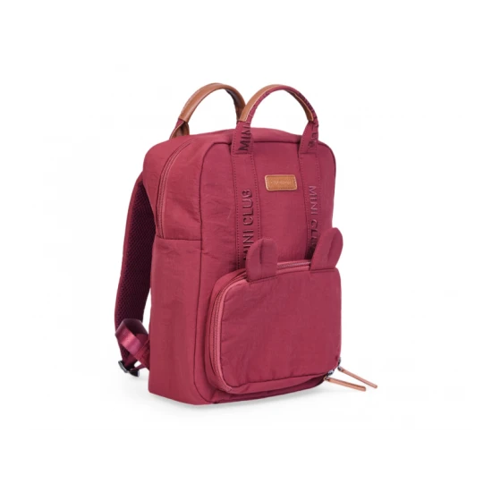 Childhome Mini Club Signature Burgundy – Kinderrucksack für Kinder von 3–5 Jahren
