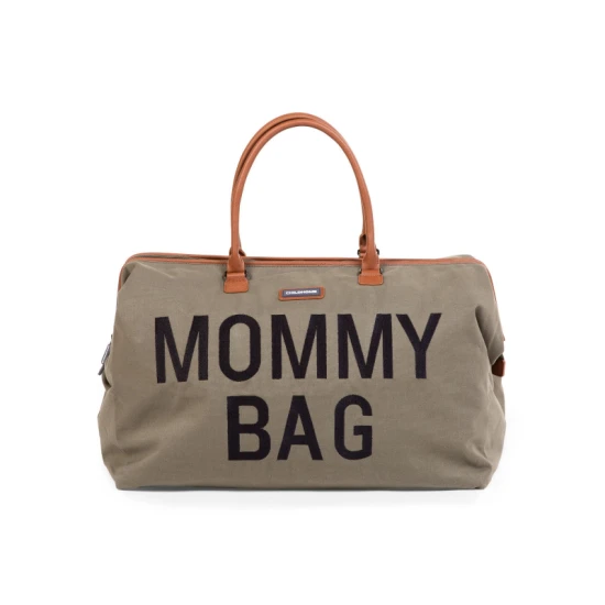 Childhome Mommy Bag Canvas Khaki – Wickeltasche 55×30×40 cm