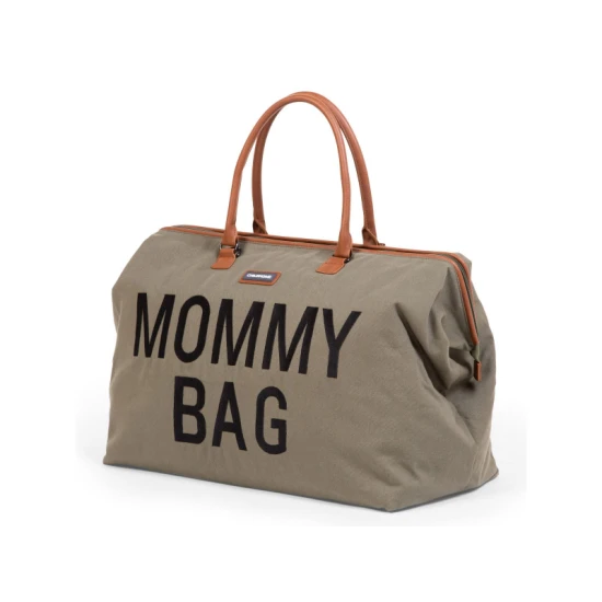 Childhome Mommy Bag Canvas Khaki – Wickeltasche 55×30×40 cm