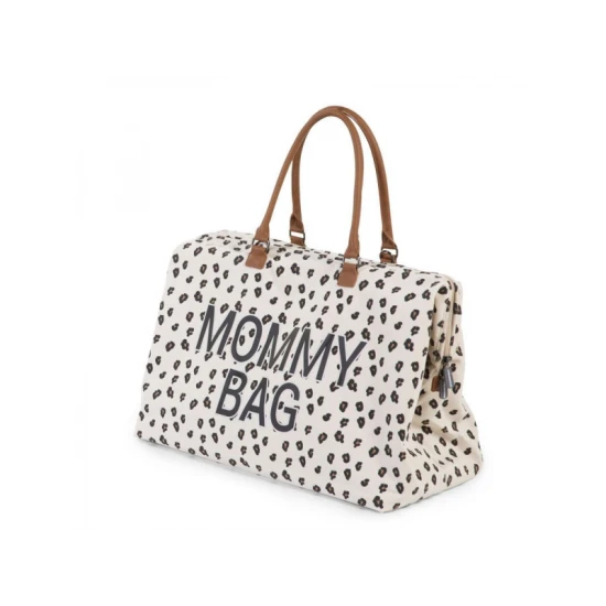 Childhome Mommy Bag Canvas Leopard – Wickeltasche 55×30×40 cm