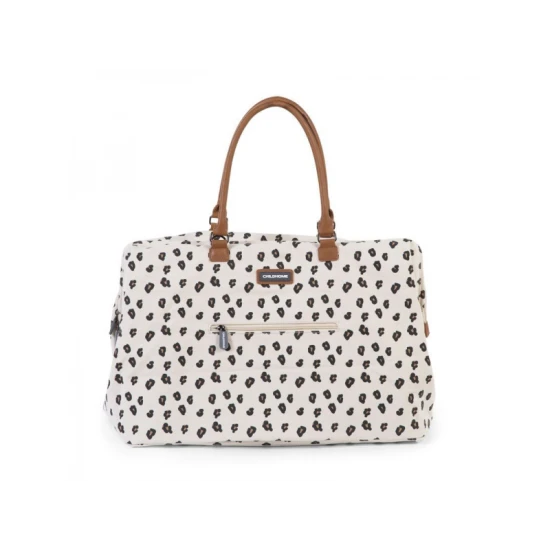 Childhome Mommy Bag Canvas Leopard – Wickeltasche 55×30×40 cm