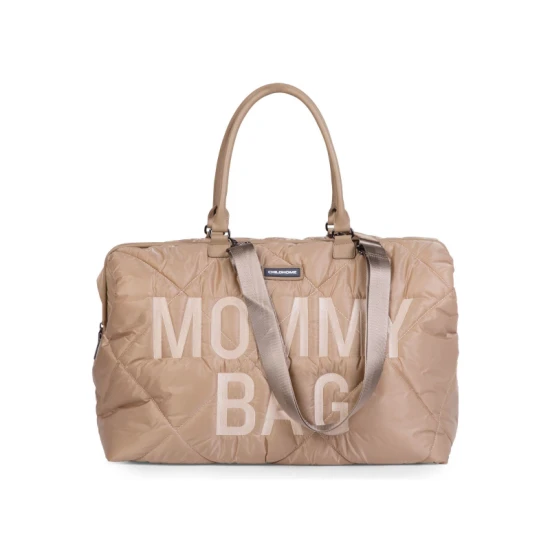 Childhome Mommy Bag Puffered Beige – Wickeltasche 55×30×40 cm