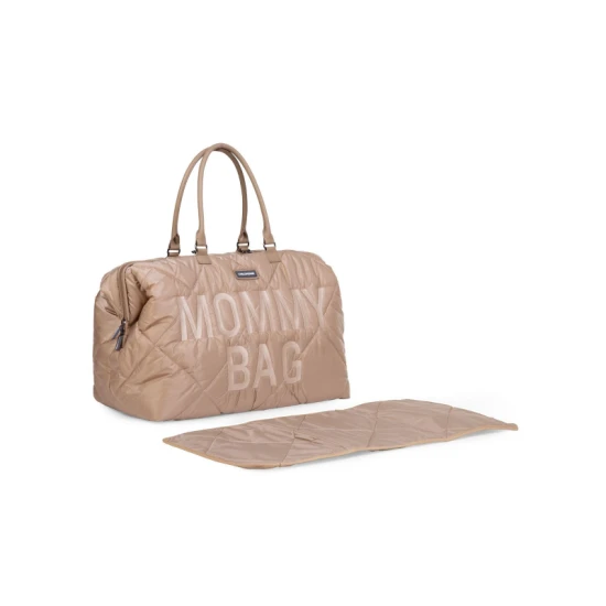 Childhome Mommy Bag Puffered Beige – Wickeltasche 55×30×40 cm