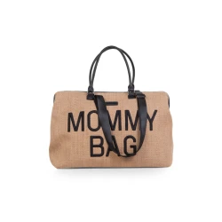 Wickeltasche Mommy Bag Raffia Look