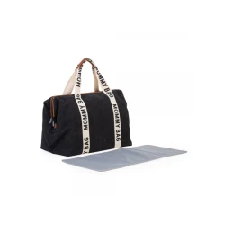 Wickeltasche Mommy Bag Canvas Black