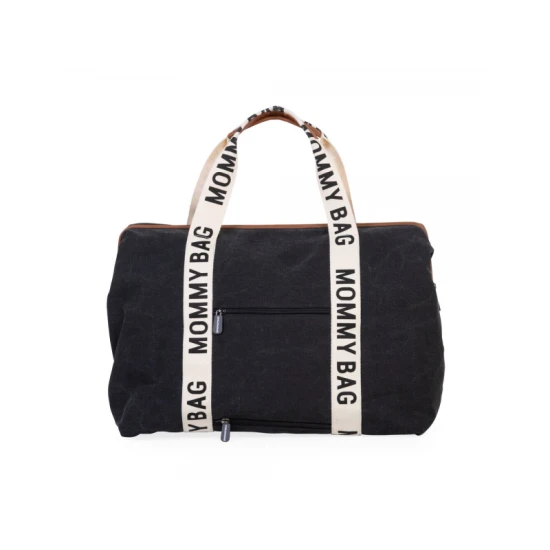 Childhome Mommy Bag Canvas Black – Wickeltasche 55×30×40 cm