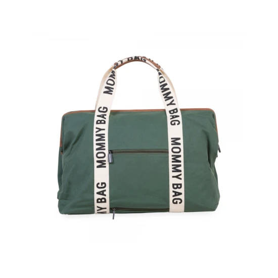 Childhome Mommy Bag Canvas Green – Wickeltasche 55×30×40 cm