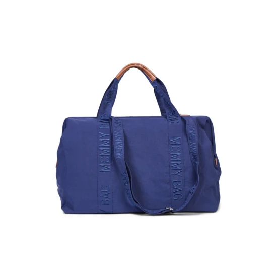Childhome Mommy Bag Signature Urban Navy – Wickeltasche 55×30×40 cm