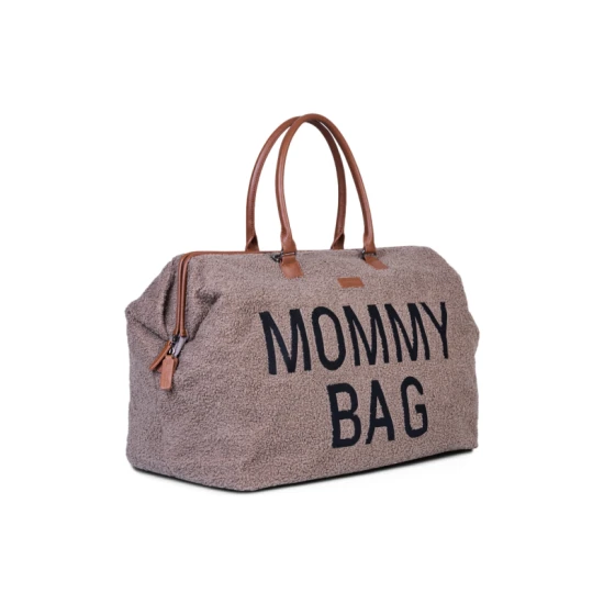 Childhome Mommy Bag Teddy Soft Brown – Wickeltasche 55×30×40 cm
