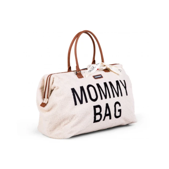 Childhome Mommy Bag Teddy Off White – Wickeltasche 55×30×40 cm