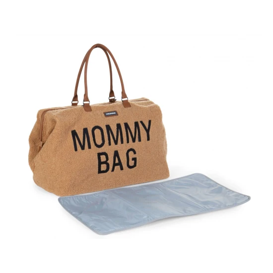 Childhome Mommy Bag Teddy Beige – Wickeltasche 55×30×40 cm