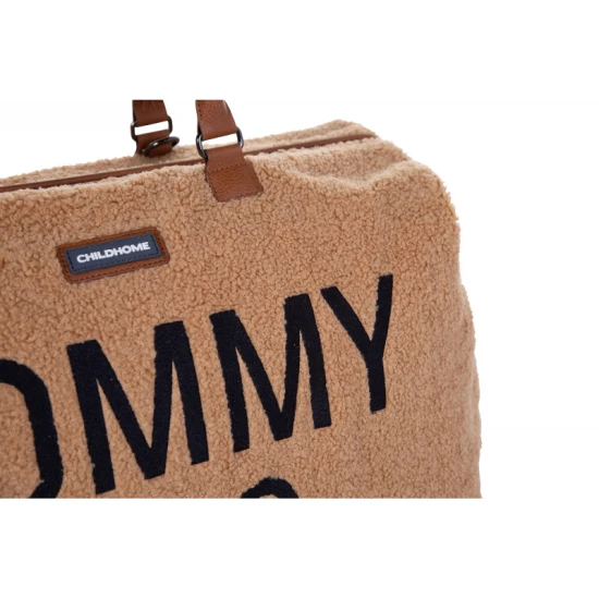 Childhome Mommy Bag Teddy Beige – Wickeltasche 55×30×40 cm
