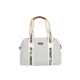 Childhome Mommy Club Signature Canvas Off White – Wickeltasche 38×27×21 cm