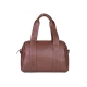 Childhome Mommy Club Signature Vegan Leather Dark Brown – Wickeltasche 38×27×21 cm