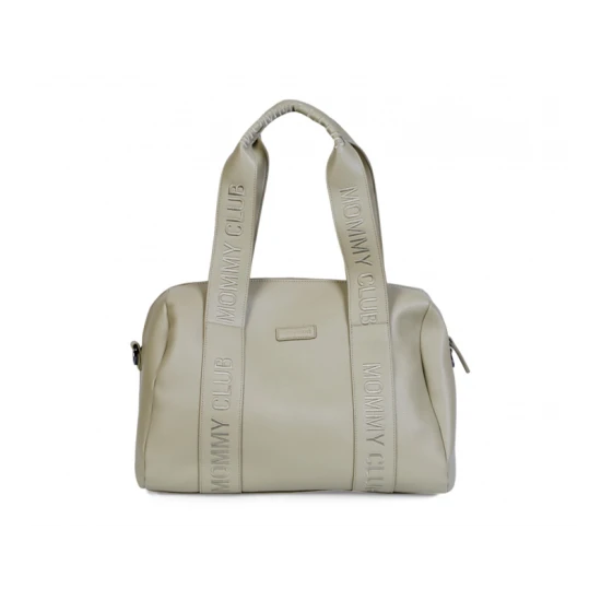 Childhome Mommy Club Signature Vegan Leather Green – Wickeltasche 38×27×21 cm
