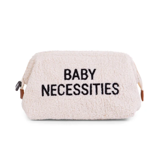 Childhome Baby Necessities Teddy Off White – Kulturtasche 27×13×15 cm