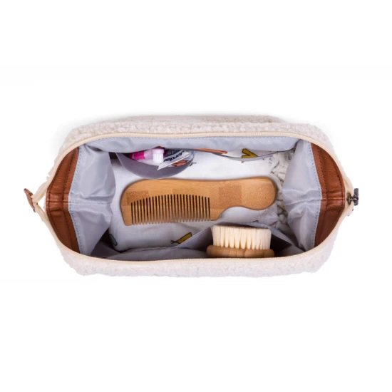 Childhome Baby Necessities Teddy Off White – Kulturtasche 27×13×15 cm