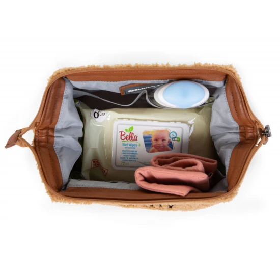 Childhome Baby Necessities Teddy Beige – Kulturtasche 27×13×15 cm