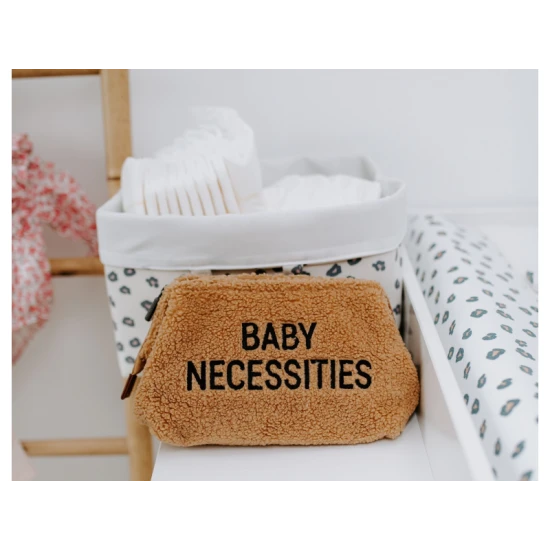 Childhome Baby Necessities Teddy Beige – Kulturtasche 27×13×15 cm