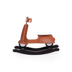 Schaukel-Scooter aus Holz Rust Black