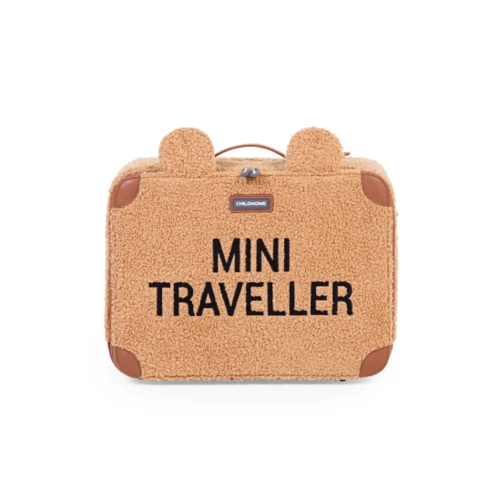 Childhome Teddy Beige – Kinder-Reisekoffer 40×30×15 cm