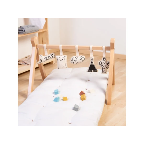 Childhome Natural – Holz-Spielbogen Tipi Play für Hängespielzeug