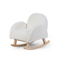 Kinder-Schaukelsessel Teddy Off White