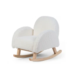 Kinder-Schaukelsessel Teddy Off White
