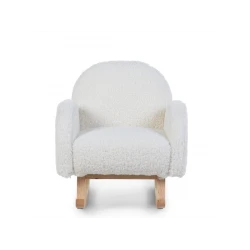 Kinder-Schaukelsessel Teddy Off White
