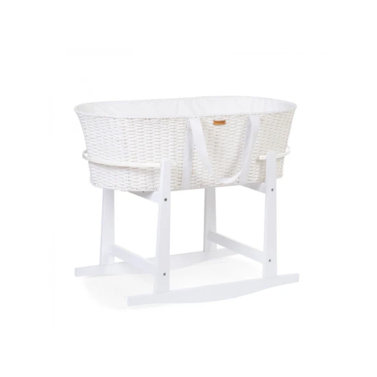 Childhome White – Holz-Schaukelständer für Babykorb