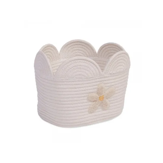 Ein schöner und funktionaler Blumenkorb für das Kinderzimmer.