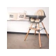 Childhome 2-in-1-Stuhl Evolu 2 Natural/Anthrazit CHEVOCHNA