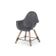Childhome 2-in-1-Stuhl Evolu 2 Natural/Anthrazit CHEVOCHNA