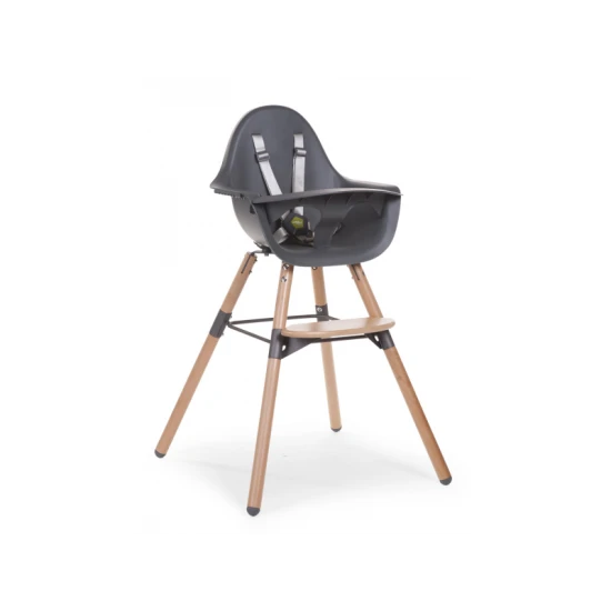 Childhome 2-in-1-Stuhl Evolu 2 Natural/Anthrazit CHEVOCHNA