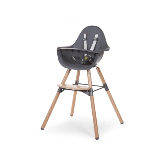 Childhome 2-in-1-Stuhl Evolu 2 Natural/Anthrazit CHEVOCHNA