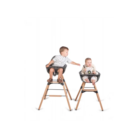 Childhome 2-in-1-Stuhl Evolu 2 Natural/Anthrazit CHEVOCHNA