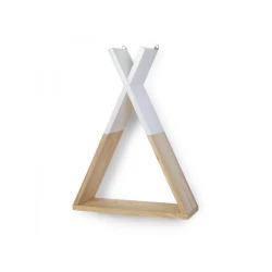 Tipi Natural White Wandregal