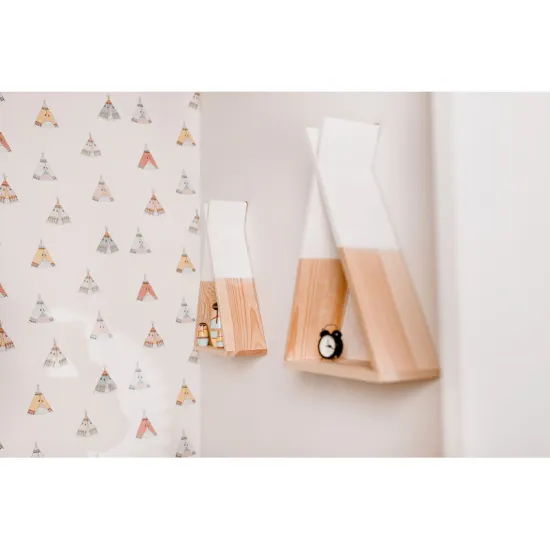 Childhome Tipi Natural White Wandregal WSTIPI