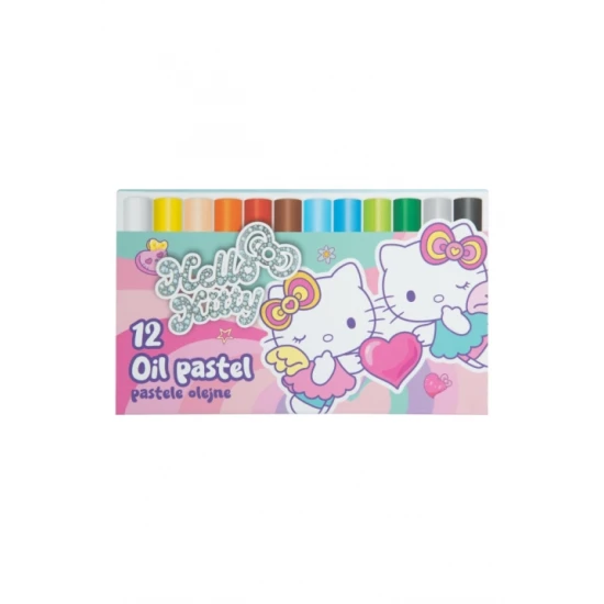 Wachsmalstifte Hello Kitty Pastel Pink 12 Stück
