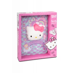 B6-Notizbuch mit 3D-Figur Blau Hello Kitty Pastel Pink