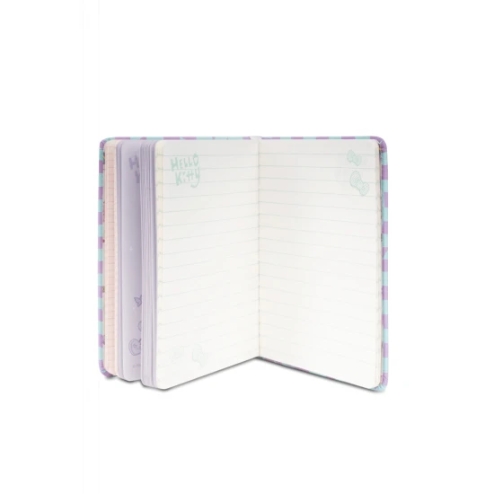 B6-Notizbuch mit 3D-Figur Blau Hello Kitty Pastel Pink