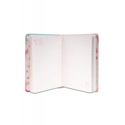 B6-Notizbuch mit 3D-Figur Rosa Hello Kitty Pastel Pink