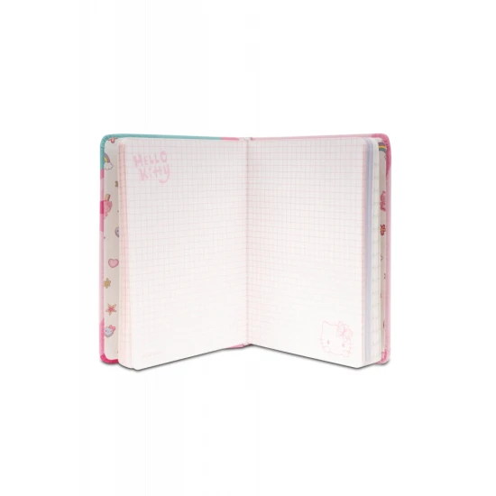 B6-Notizbuch mit 3D-Figur Rosa Hello Kitty Pastel Pink