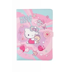 Notizbuch mit Magnetverschluss Heart Hello Kitty Pastel Pink