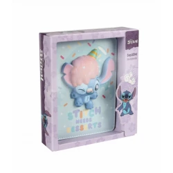 Notizbuch B6 mit 3D-Figur Dessert Stitch Pastel