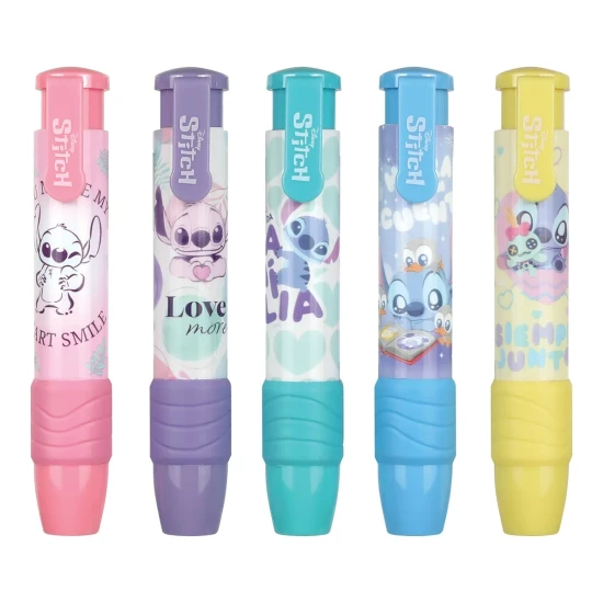 Ausziehbarer Radiergummi im Stitch-Stift – praktisch und süß