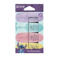 Textmarker Mini Stitch Pastell 4 Stück