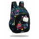 Schulranzen Jerry 38 cm Hello Kitty Neon Black