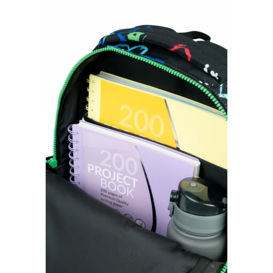 Schulranzen Jerry 38 cm Hello Kitty Neon Black