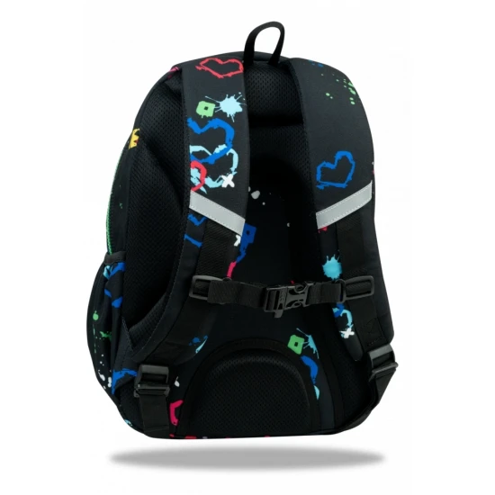Schulranzen Jerry 38 cm Hello Kitty Neon Black
